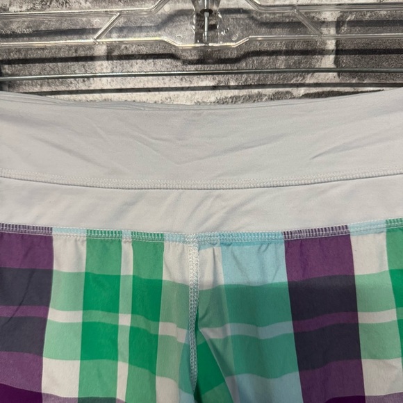 LULULEMON GROOVY RUN SHORTS FOXY PLAID athletic - Picture 2 of 8